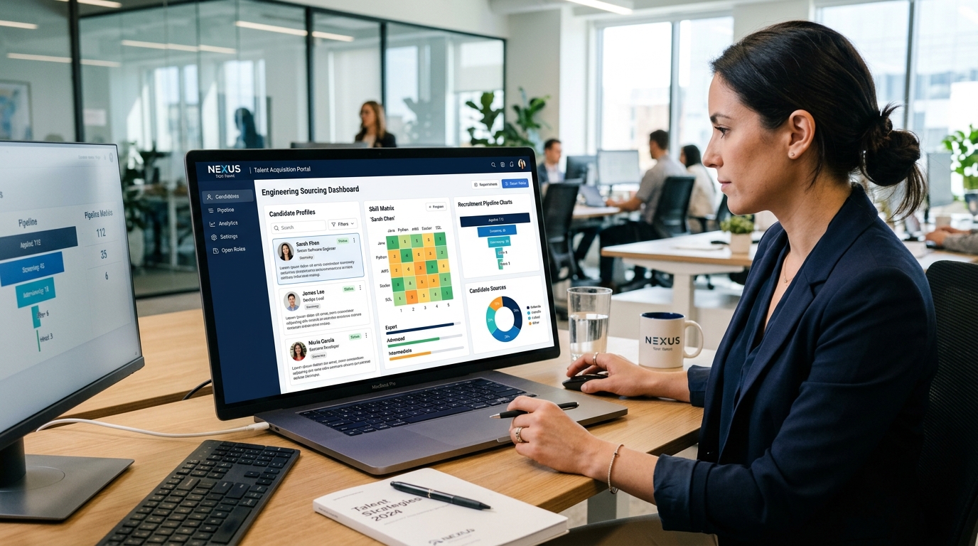 Talent Acquisition dashboard visualization
